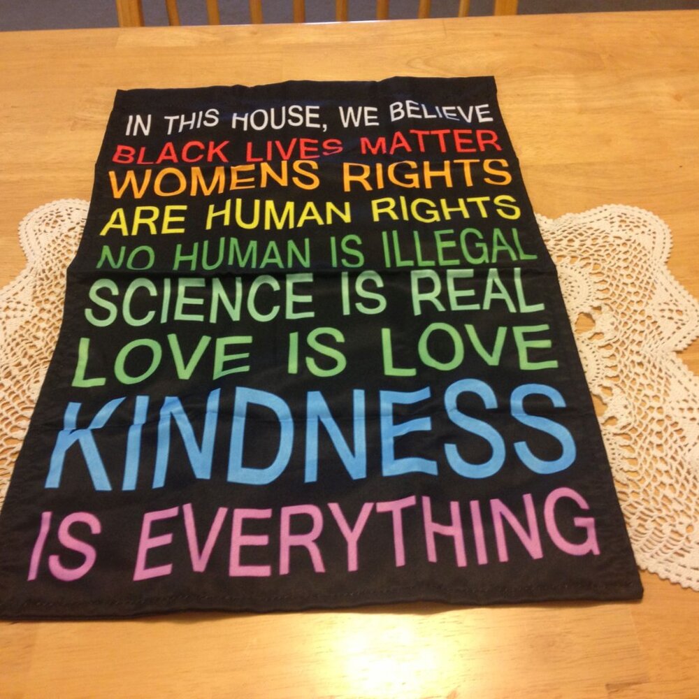 Kindness is Everything garden flag, nwot